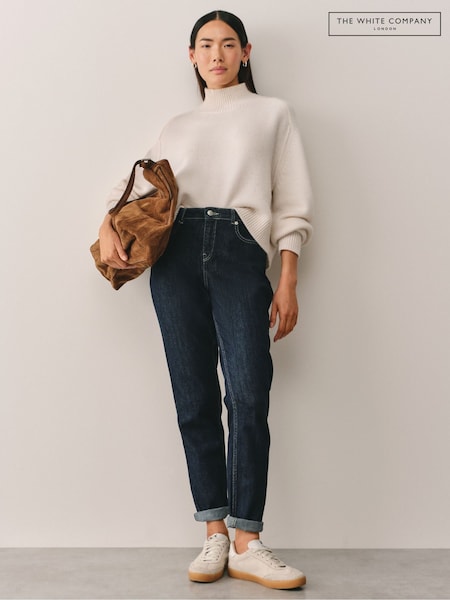 Azul oscuro - Pantalones vaqueros ajustados Brompton de The White Company