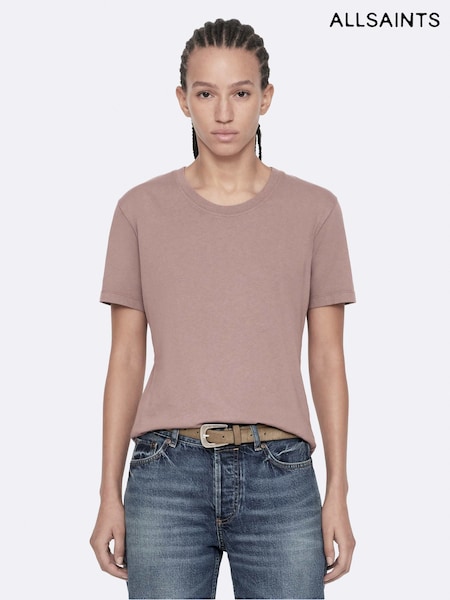 Pink - Allsaints Hela Short Sleeve T-shirt