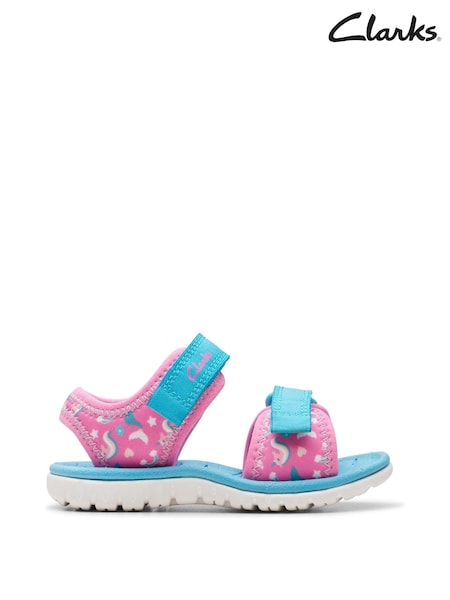 Clarks Pink Hot Surfing Tide Sandals (216625) | €16