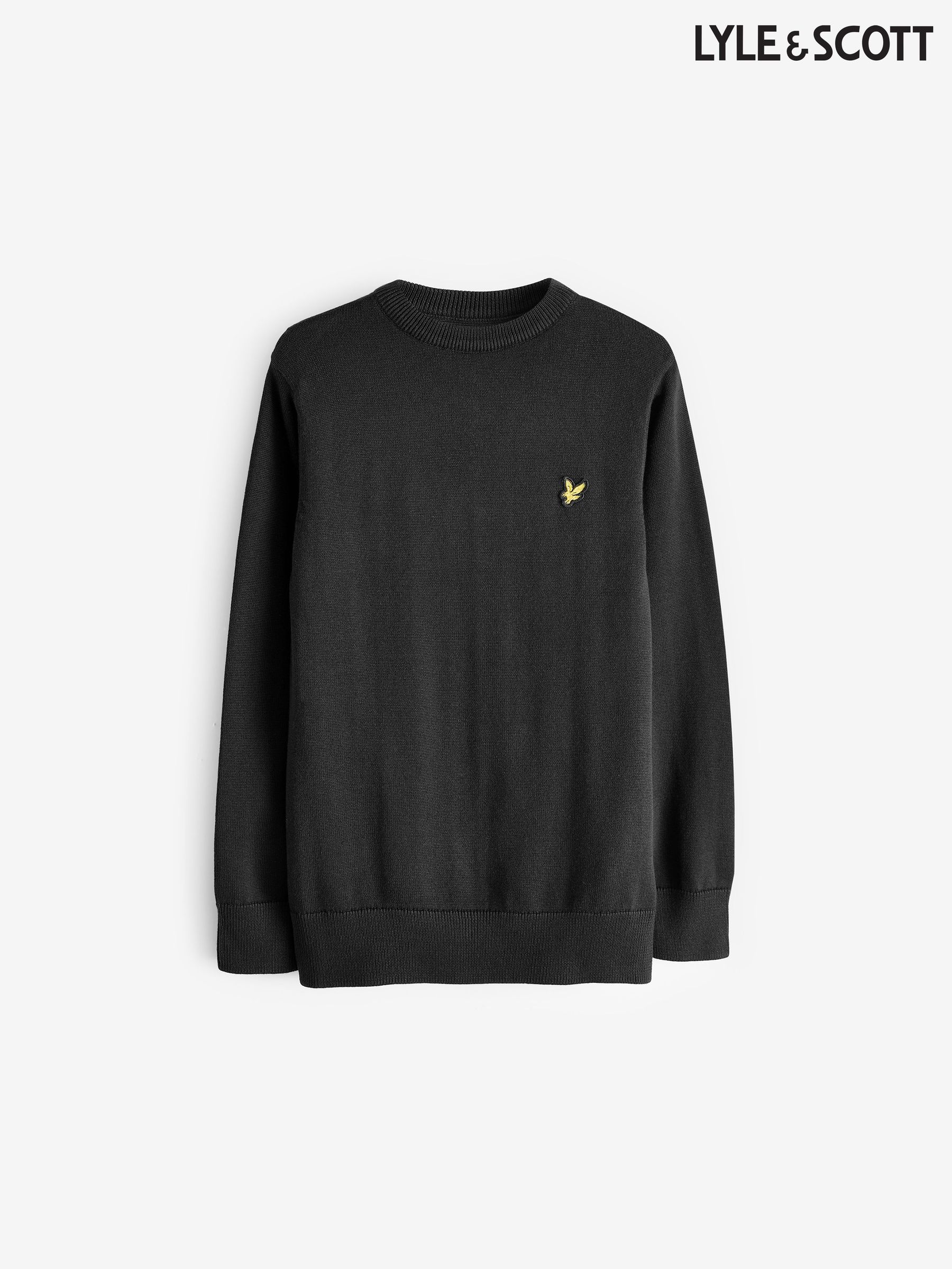 Boys plain black jumper online