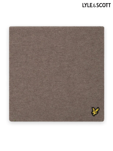 Nude - Regular Lyle & Scott Lambswool Ribbed Scarf