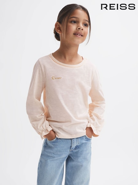 Reiss Rain Cotton Embroidered T-Shirt (217228) | 149 LEI