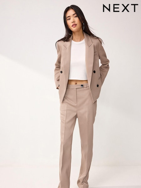 Maro - Tailored Twill Straight Leg Trousers (217541) | 151 LEI