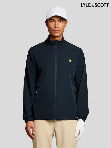 Blue - Regular Lyle & Scott Golf Packable Jacket