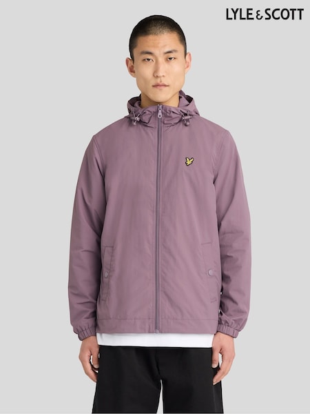 Rozo - Regular Lyle & Scott Zip Through Hooded Jacket
