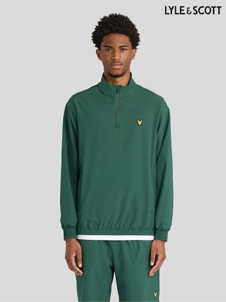 Green - Regular Lyle & Scott Padel Active Overhead Jacket