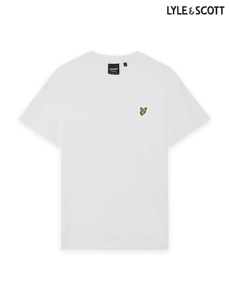 Ağ - Regular Lyle & Scott Ultra Soft T-shirt