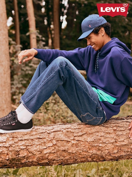 Levi's® Navy Blue Tab Baseball 100% Cotton Cap (218289) | €14
