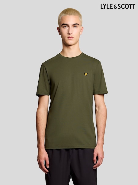 Olivgrün - Regular Lyle & Scott Sports Short Sleeve T-shirt