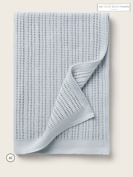 أزرق - بطانية Cellular من The White Company