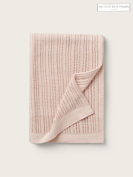 وردي - The White Company Cellular Blanket