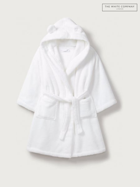 Blanco - Bata de bebé Hydro Bear de The White Company