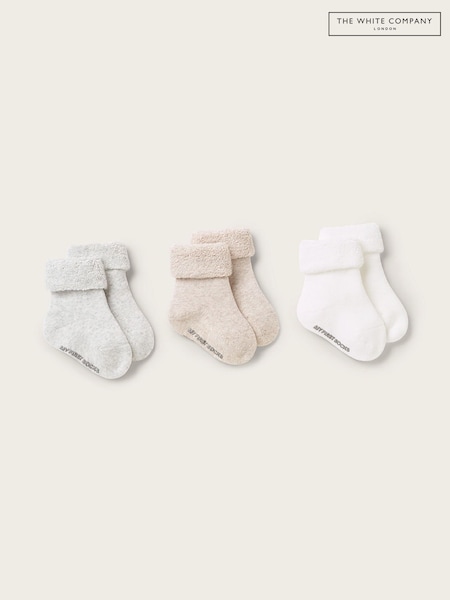 White - The White Company Blend My 1st Socks 3 Pack