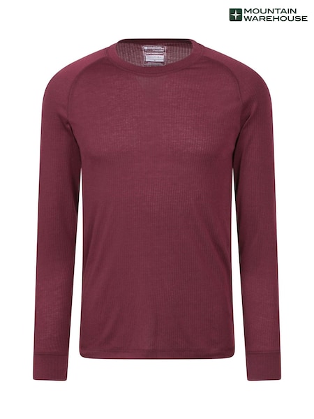 Rot - Regular Mountain Warehouse Talus Mens Thermal Base Layer Top