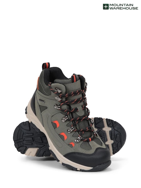 Зелений - Mountain Warehouse Adventurer Kids Waterproof Boots