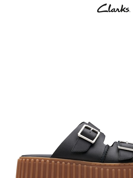 Schwarz - Clarks Interest Torhill Sandalen zum Hineinschlüpfen (219948) | 34 €