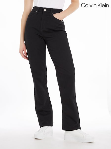 Calvin Klein High Rise Straight Black Jeans (220278) | €115