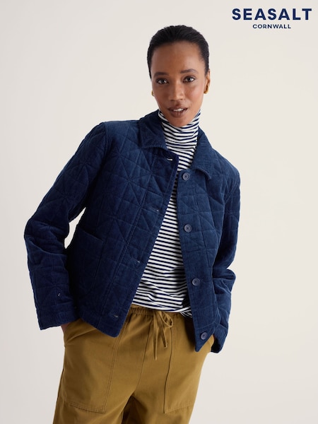 Blue - Seasalt Cornwall Incoming Tide Jacket