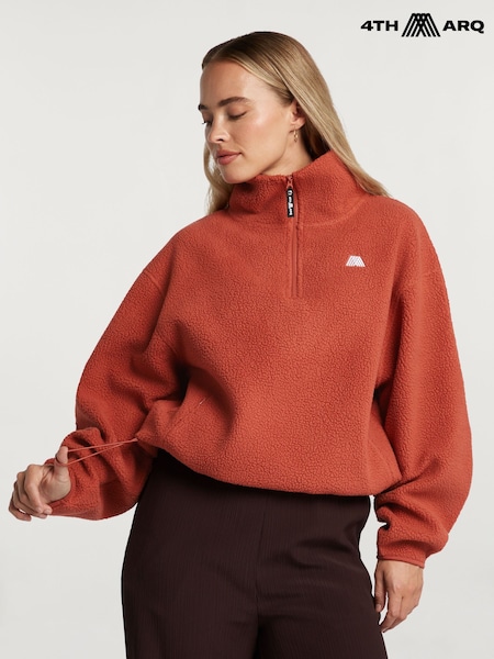 오렌지 - 4th Arq Alix Half-zip Fleece