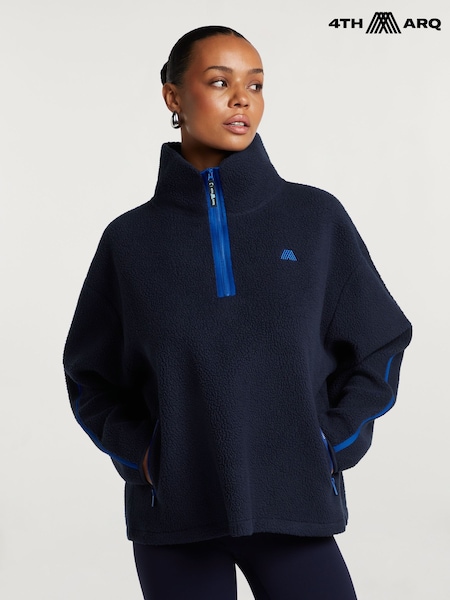 블루 - 4th Arq Maddox Half-zip Fleece