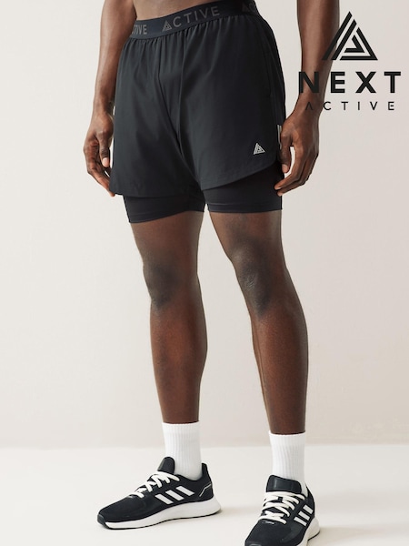 Black Active Gym & Running Shorts (222791) | €4