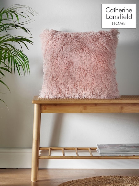 Catherine Lansfield Pink So Soft Cuddly Cushion (223060) | 79 QAR