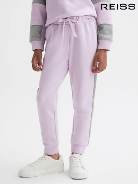 Reiss Lilac Mirror 9-14 yrs Side Stripe Drawstring Joggers (223372) | €55