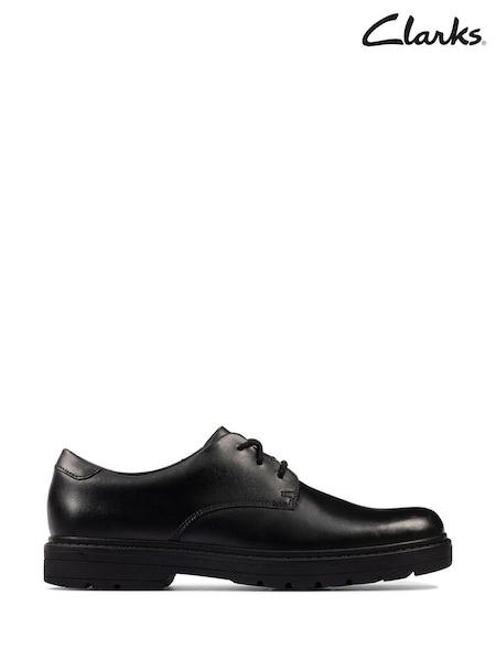 Clarks Leather Loxham Derby Youth Shoes (224164) | 36 € - 38 €