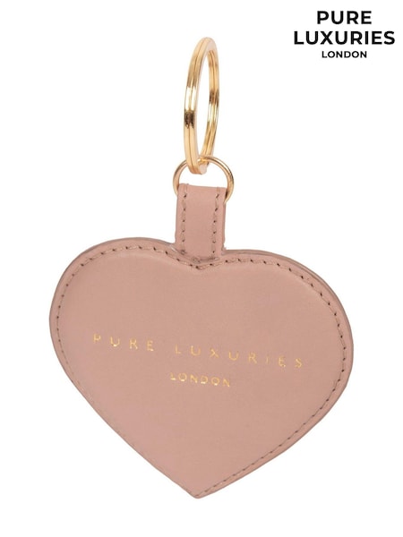 Pure Luxuries London Albany Leather Heart Keyring (224268) | € 31