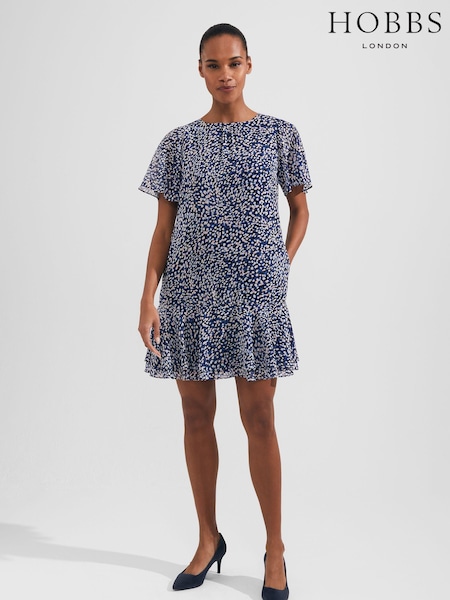 Hobbs Blue Sadie Dress (224459) | €89