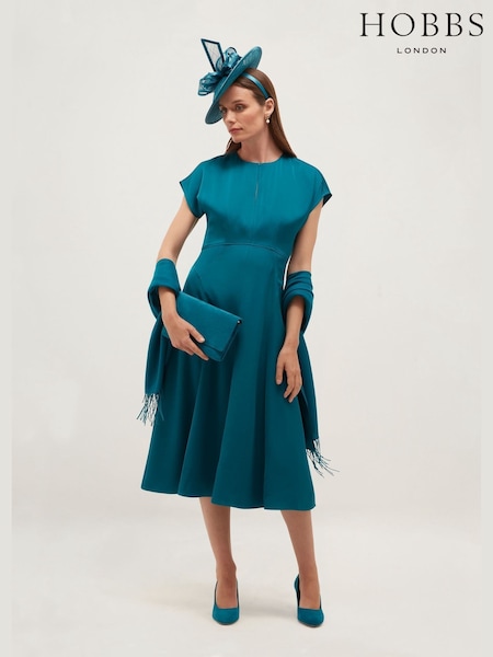 Blue - Hobbs Ashley Clutch Bag
