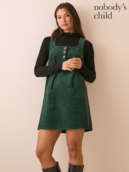 Жасыл - Nobodys Child Lacey Cord Mini Dress