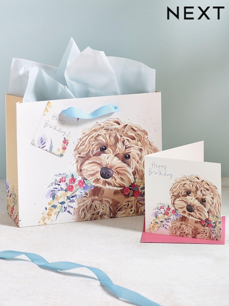 Cockapoo Gift Bag and Card Set (225879) | 6 €