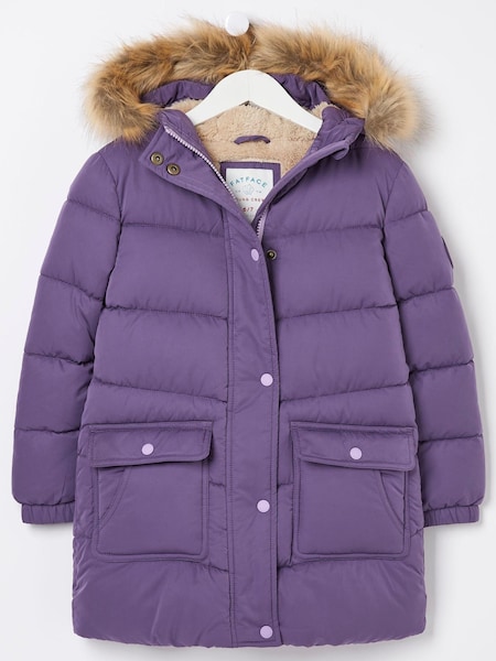 FatFace Purple Longline Padded Coat (226321) | €38