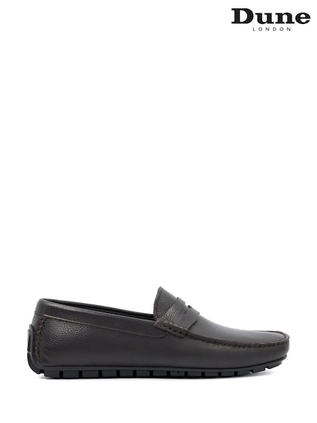 Brown - Regular Dune London Brackley Moccasins
