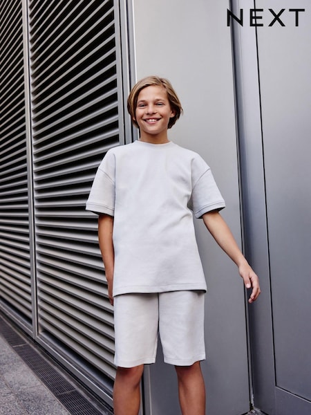 siva - Relax Fit Heavyweight T-Shirt And Shorts Set (3-16yrs) (226749) | € 12 - € 20
