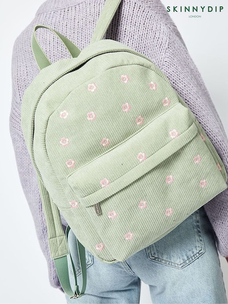 Green - Skinnydip Daisy Repeat Backpack