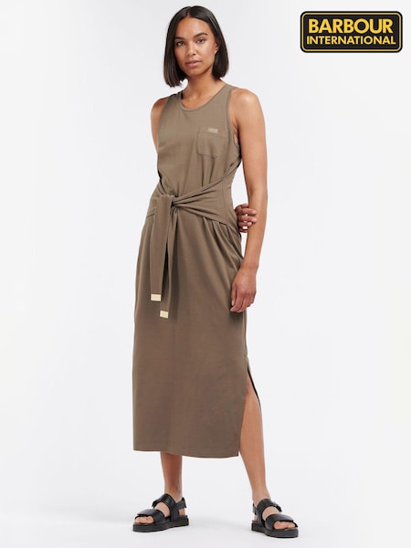 Barbour® International Morgan Stretch Cotton Midi Dress (226968) | €34