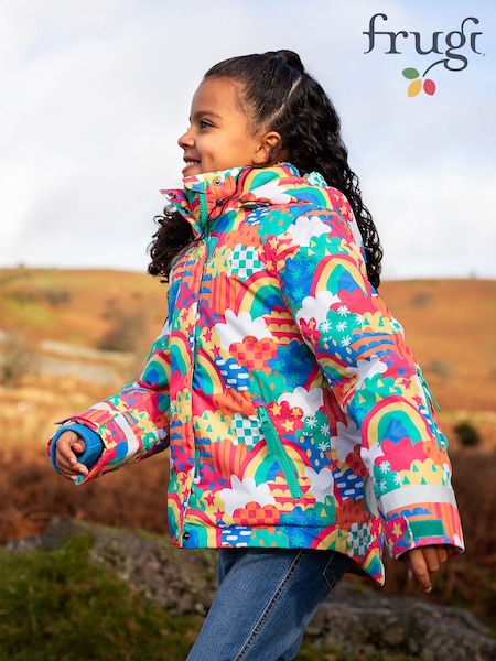 Teal Blue - Frugi Waterproof Snow And Ski Coat