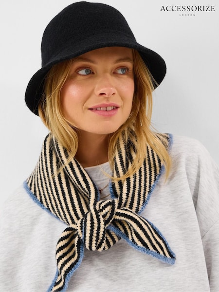 Svart - Accessorize lue i ullblanding