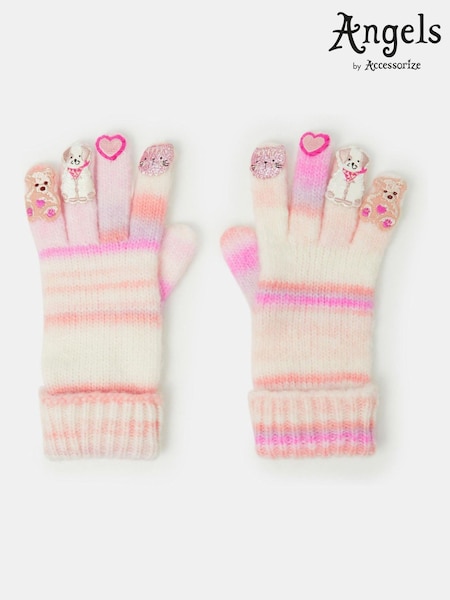 Rose - Angels By Accessorize Pet Club Knitted Gloves