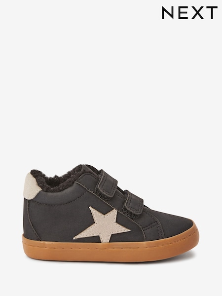 Schwarz/Tan - Star Warm Lined Touch Fastening Boots (227993) | 14 € - 16 €