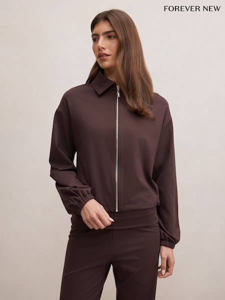 Brown - Forever New Willow Drawcord Jacket