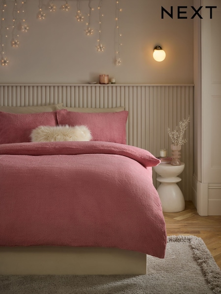 Soft Teddy Fleece Duvet Cover and Pillowcase Set (228325) | €25 - €58