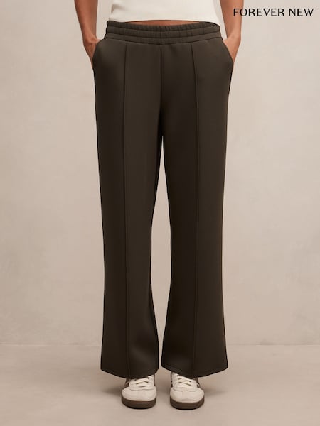 Green - Forever New Hunter Wide Leg Lounge Trousers