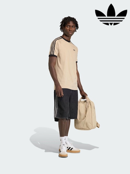 Black - Regular Adidas Originals Firebird Adicolor Denim Shorts