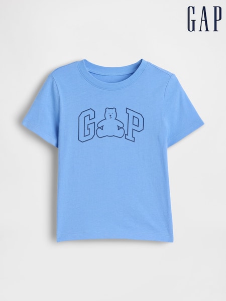 Blue - Gap Brannan Bear Logo T-shirt (6mths-5yrs)