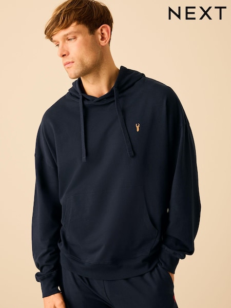 Marineblau/blau - Lightweight Oversized Zip Up Hoodie (230977) | 9 €