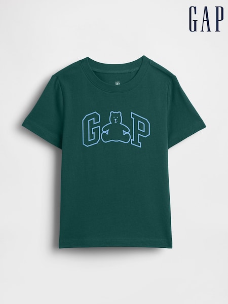 Green - Gap Brannan Bear Logo T-shirt (6mths-5yrs)
