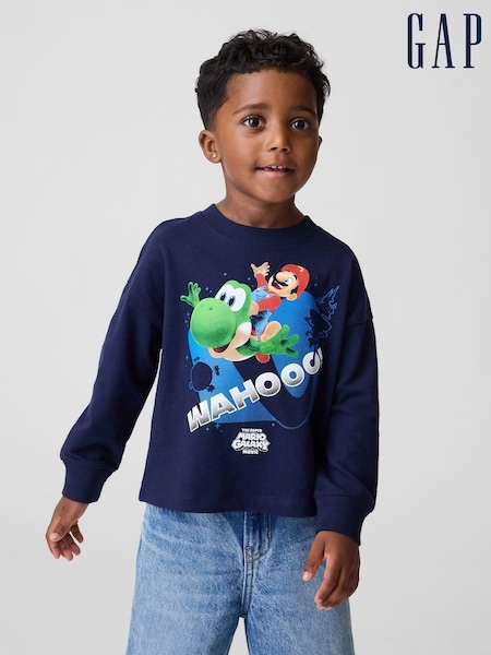 Marin - Gap Super Mario Graphic Long Sleeve T-shirt (6mths-5yrs)